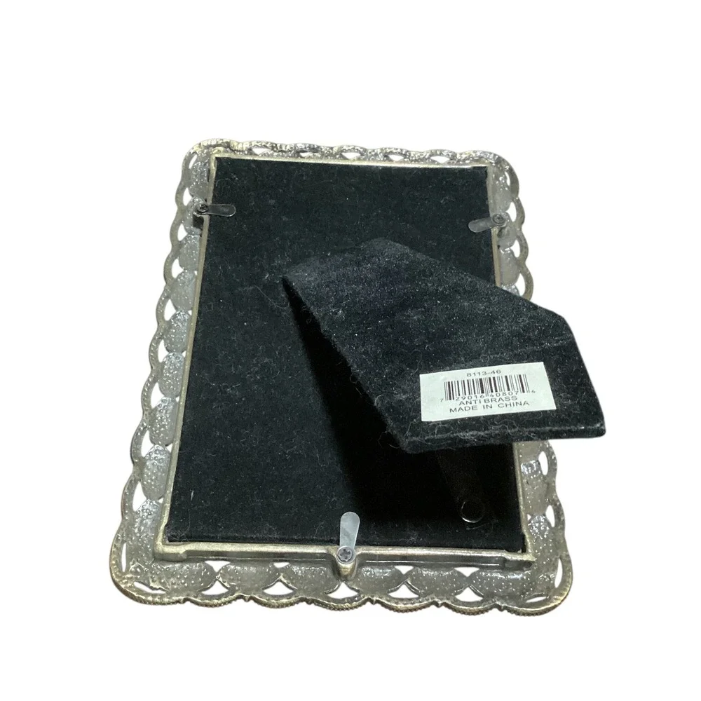 Sheffield Home Jewel Collection 4x6 Photo Frame Austrian Crystals Ornate Metal